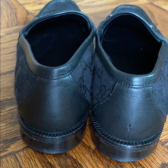 Gucci Women's Guccissima Fabric Loafer Flats - Picture 4 of 6